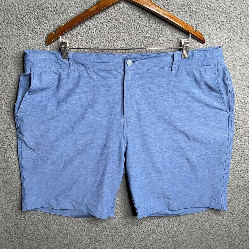 FAHERTY Huckberry All Day Short Men's Size 42 Blue 9 Inch Inseam Stretch Pockets